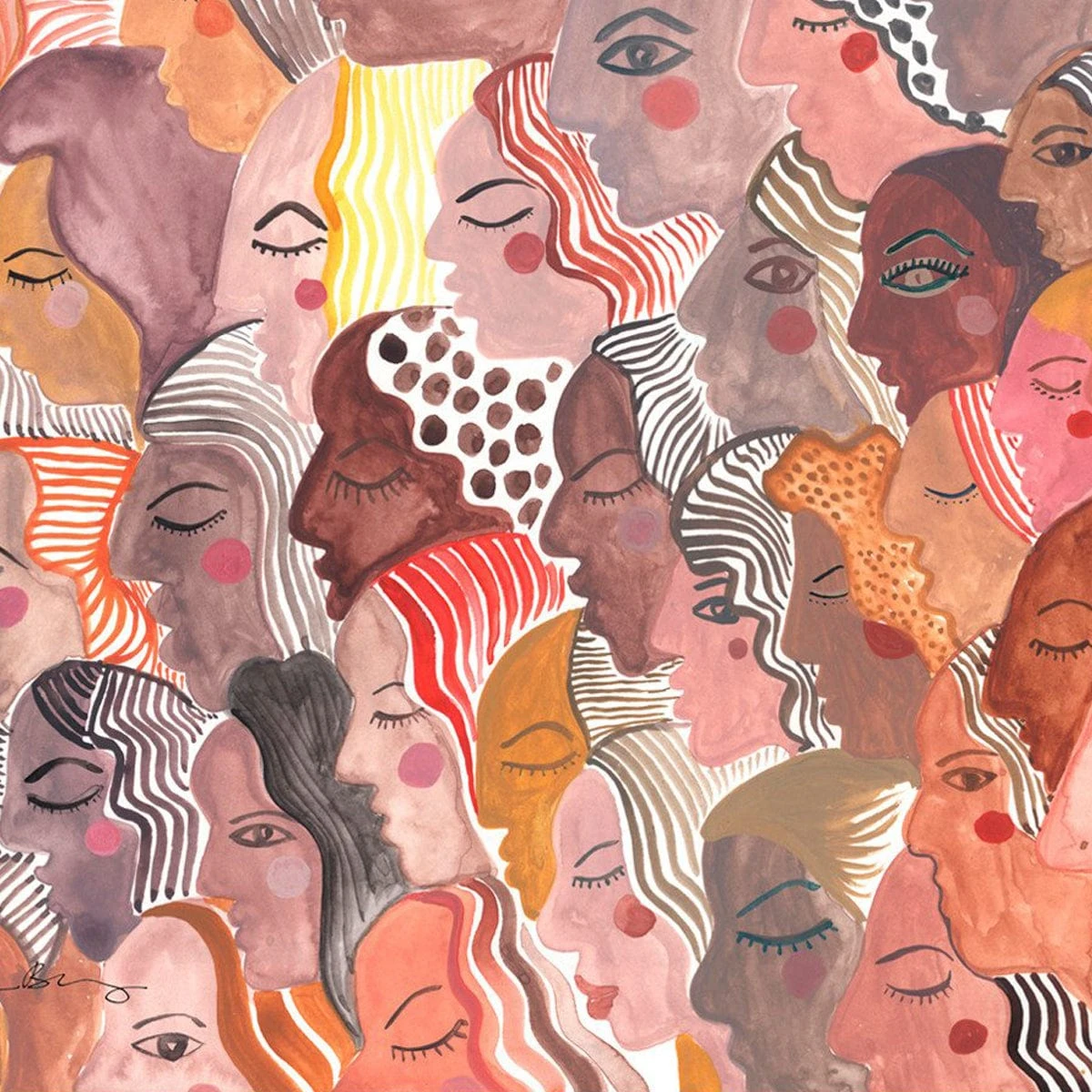 In Chorus Art Print By Justina Blakeney 1 In Chorus Art Print By Justina Blakeney