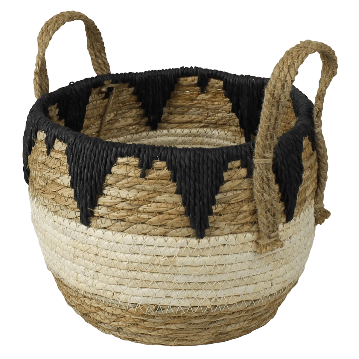 Tarfaya Grass Baskets - Set Of 3 2 Tarfaya Grass Baskets - Set Of 3 - Image 2