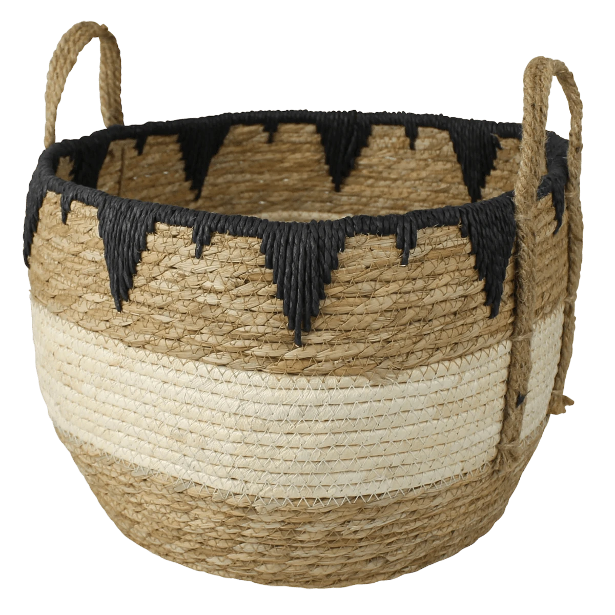 Tarfaya Grass Baskets - Set Of 3 4 Tarfaya Grass Baskets - Set Of 3 - Image 4