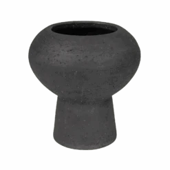 Nador Black Ceramic Vase