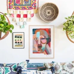 Face 3 Art Print By Justina Blakeney -Jungalow 3 2 2ed2d8ea f929 4ee2 ae81 6658da071dc1