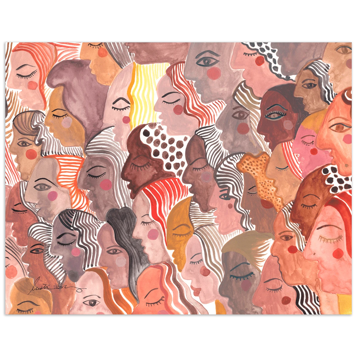 In Chorus Art Print By Justina Blakeney 3 In Chorus Art Print By Justina Blakeney - Image 3