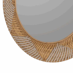 Nidhi Round Natural Basket Wall Mirror -Jungalow 41992 5 29938 PhotoRoom 1