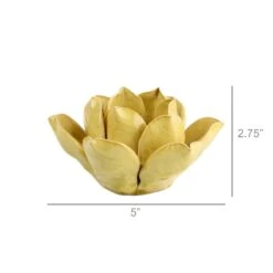 Handcrafted Lotus Tea Light Holder -Jungalow 7637 15 9 d9c2eb9f ccdc 44e3 b45a 57f8a41e435a