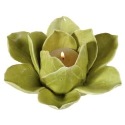 Handcrafted Lotus Tea Light Holder -Jungalow 7637 3 e9402007 3d12 485c bc75 971f5256c22c