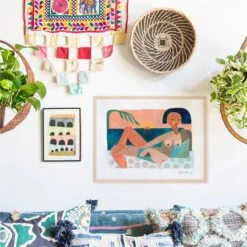 Nude Beach At Sunset Art Print By Justina Blakeney -Jungalow Body 2 7b91e13e dbeb 4fa9 9754 530be0c4c073