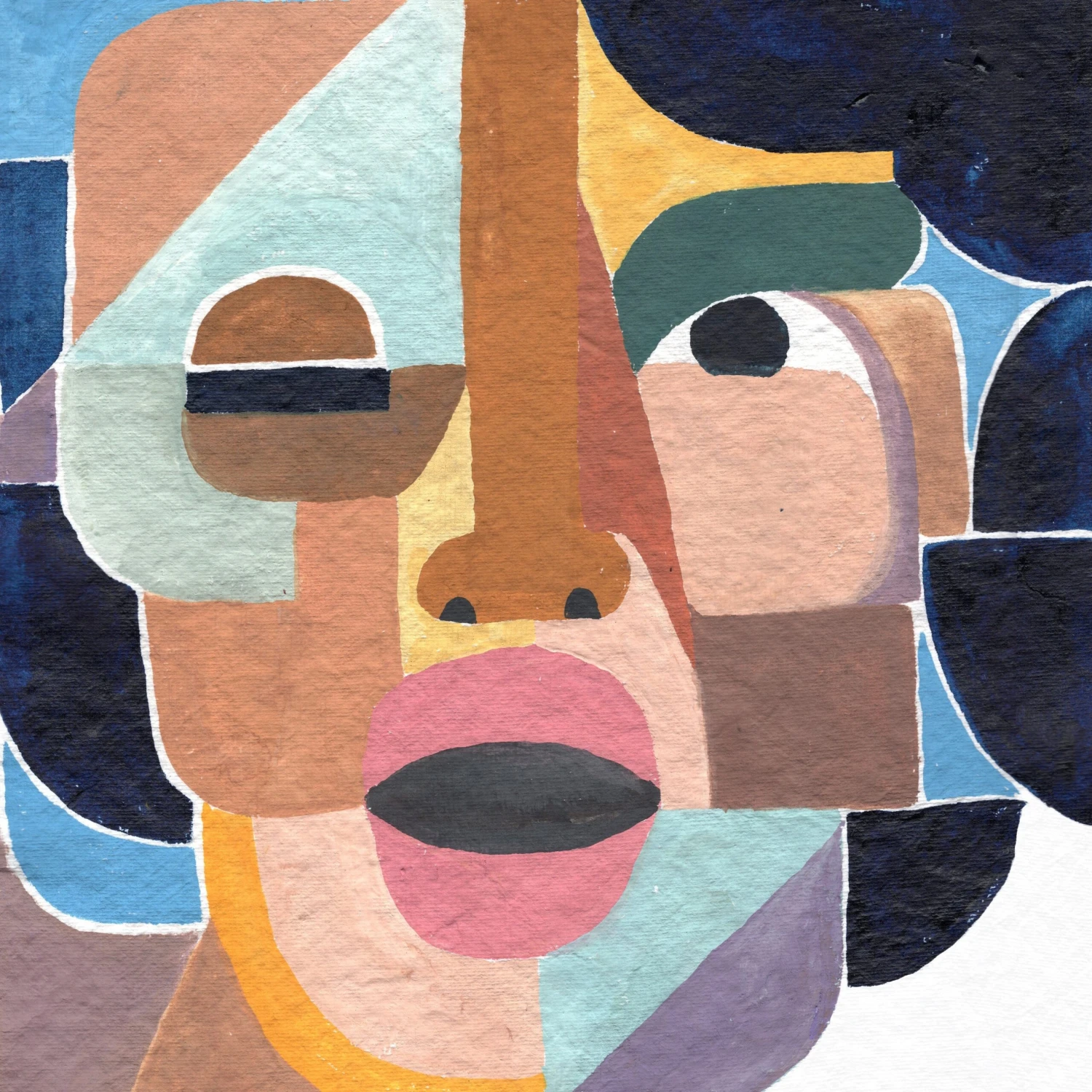 Face 4 Art Print By Justina Blakeney 1 Face 4 Art Print By Justina Blakeney
