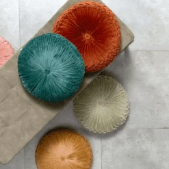 Velvet Round In Rust -Jungalow Final 37 PhotoRoom