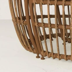 Topanga Club Chair With Ottoman - Blue/Brown - Opalhouse™ Designed With Jungalow™ -Jungalow GUEST 4aac9b48 90ae 4fc2 b7c3 86aeae4af47c