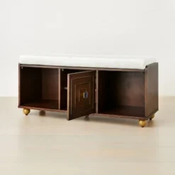 Serra Bench With Cushion - Opalhouse™ Designed With Jungalow™ -Jungalow GUEST 4bbee534 ead5 4245 802d 4f0ef7c3811a