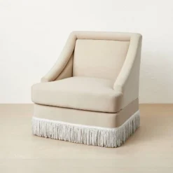 Alberhill Velvet Accent Chair With Fringe - Opalhouse™ Designed With Jungalow™ -Jungalow GUEST 6a2c8665 b5eb 4e71 9163 3f7b29c4d6c7