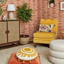 Bencia Slipper Chair Mustard - Opalhouse™ Designed With Jungalow™ -Jungalow GUEST 83ff8f64 8468 4fcf a26a d3ef3492ee59