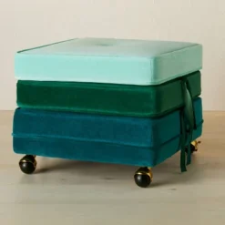Marin Stackable Pouf With Casters - Opalhouse™ Designed With Jungalow™ -Jungalow GUEST 9021f050 cd48 4a39 99ce ff3529715dfb