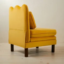 Bencia Slipper Chair Mustard - Opalhouse™ Designed With Jungalow™ -Jungalow GUEST a0cf3891 5fcb 4e49 b2aa 64b42fb9e215