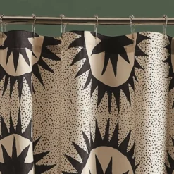 Soleil Shower Curtain Black/Ivory - Jungalow By Justina Blakeney -Jungalow GUEST a369446c f56f 4d25 b5dd c2f21f810e34