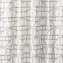 1pc Light Filtering Embroidery Bridges Window Curtain Panel White - Opalhouse™ Designed With Jungalow™ -Jungalow GUEST b1fb6aa6 e52e 4ee2 b60f dd7306877e08