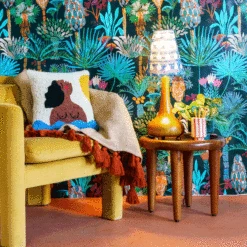 Jungalow Eytan Table Lamp Base In Honey Matte By Like A Lion™ -Jungalow JUNGALOW EYTAN BROWN DROPLET