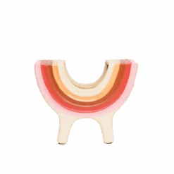 Rainbow Bowl In Pink By Jungalow® -Jungalow JUNGALOW RAINBOW PLANTER PINK 02