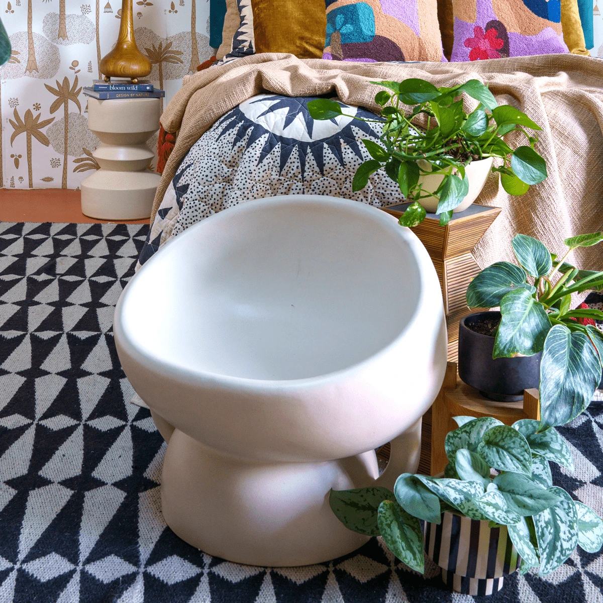 Jungalow Cloud Mali Mushroom Stool By Justina Blakeney™ 2 Jungalow Cloud Mali Mushroom Stool By Justina Blakeney™ - Image 2