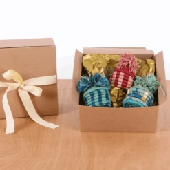 Bright Blue Pom Pom Basket Holiday Ornament -Jungalow Lifestyle OO.20142OO.20146OO.20148 db4945a0 6747 4ad2 a43a 6eca02fafa7f 1800x1800 PhotoRoom