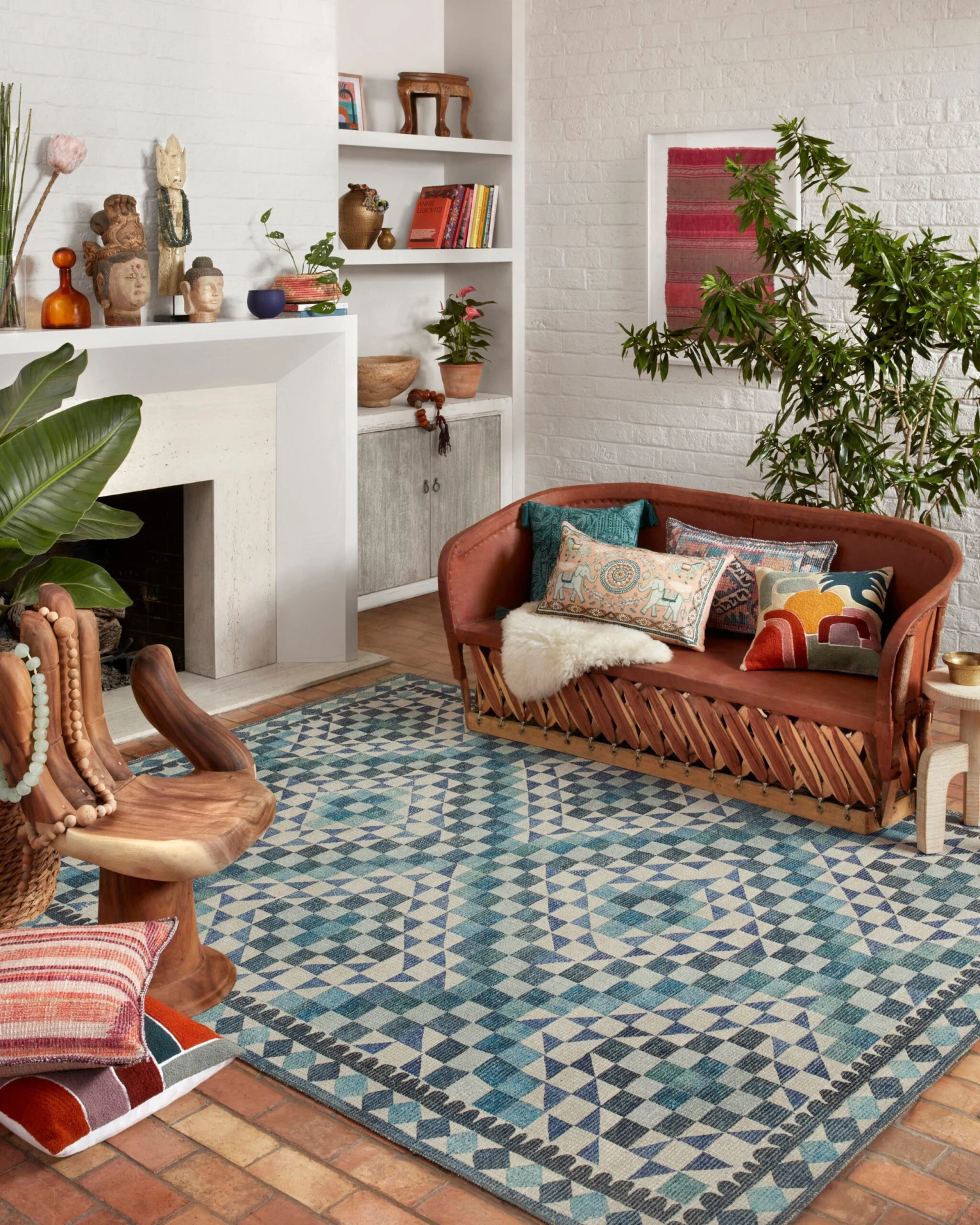 Malik Ocean Rug By Justina Blakeney® X Loloi 2 Malik Ocean Rug By Justina Blakeney® X Loloi - Image 2