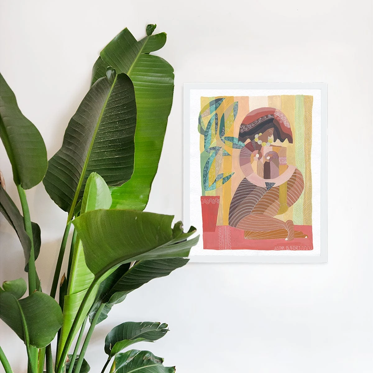 Spirals And Pearls Art Print By Justina Blakeney 2 Spirals And Pearls Art Print By Justina Blakeney - Image 2