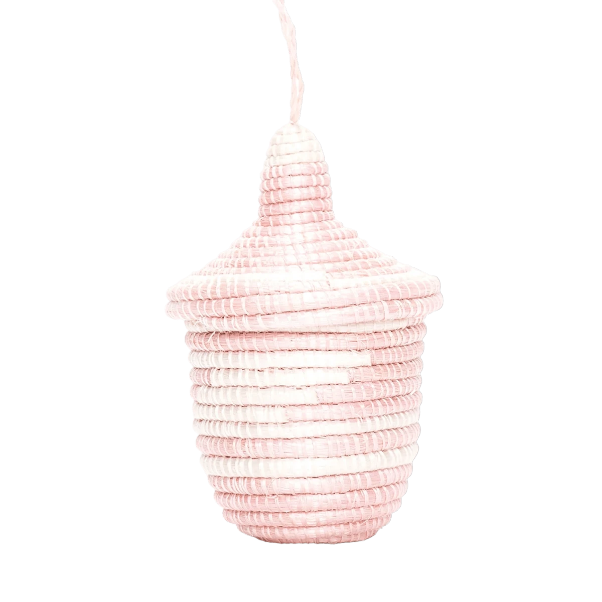 Clay & Coral Basket Trio Ornaments 6 Clay & Coral Basket Trio Ornaments - Image 6