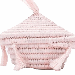 Pink Basket With Tassels Holiday Ornament -Jungalow OO.10250detail 1800x1800 PhotoRoom