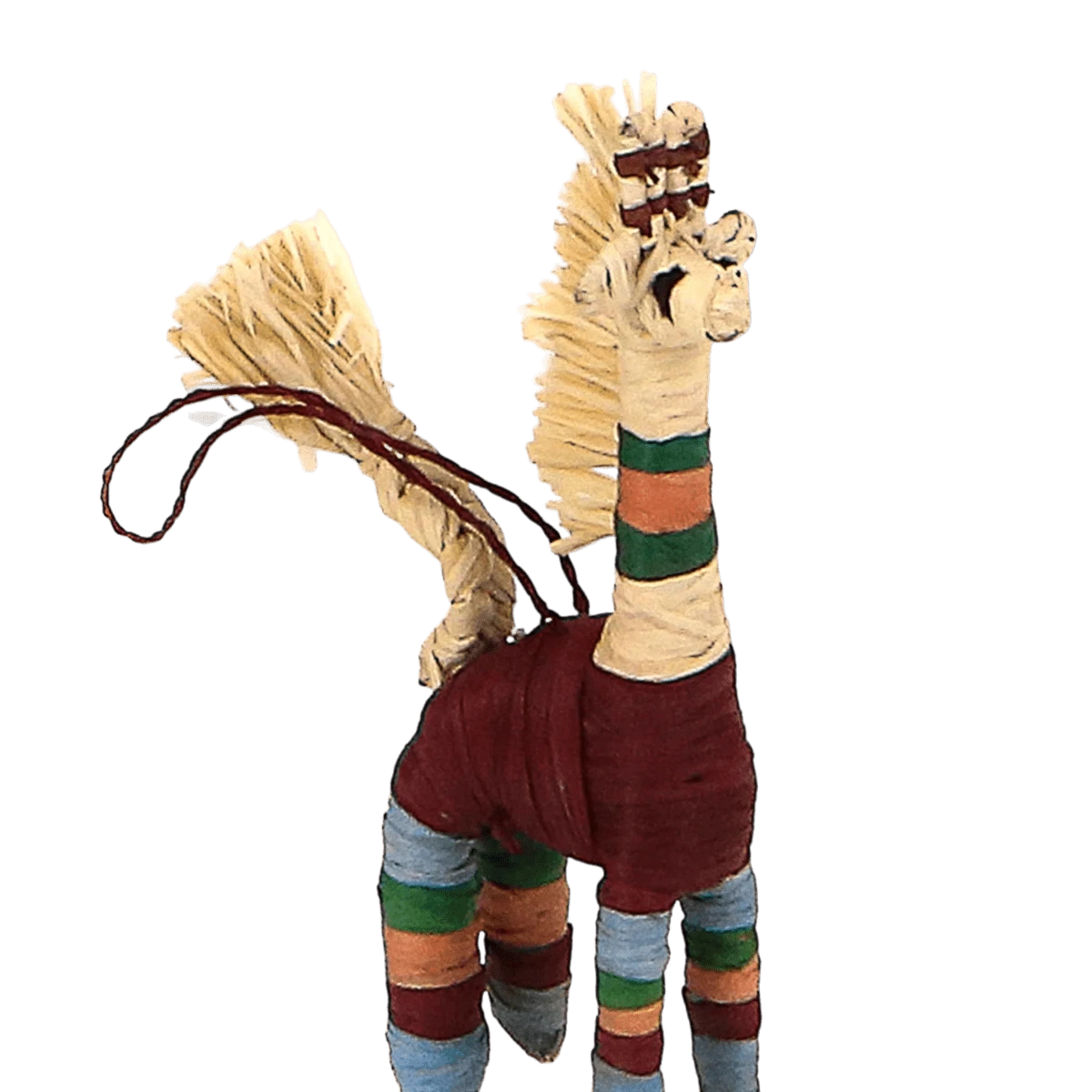 Garnet & Green Giraffe Holiday Ornament 1 Garnet & Green Giraffe Holiday Ornament