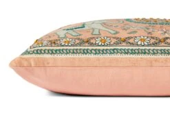 Peach Ele Pillow By Justina Blakeney® X Loloi -Jungalow P012P0957SAMLPI15 18