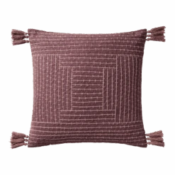 Mulberry Embroidered Pillow By Justina Blakeney® X Loloi