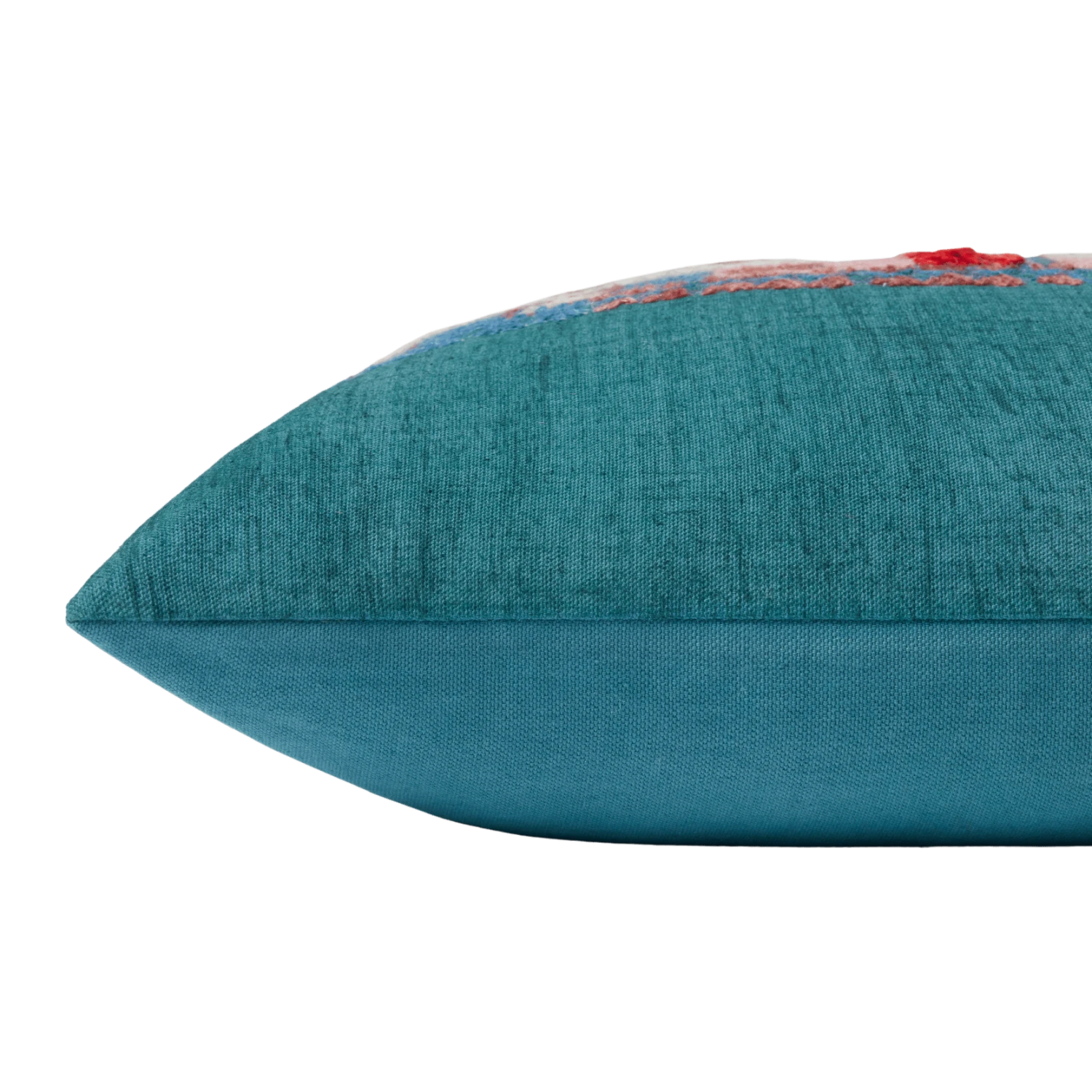 Teal Campo Pillow By Justina Blakeney® X Loloi 4 Teal Campo Pillow By Justina Blakeney® X Loloi - Image 4