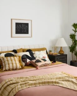 Grace Pillow By Justina Blakeney® X Loloi -Jungalow P145PJB0025CGBLPIL5 roomscene 2