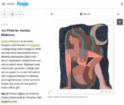 Warm Nights Art Print By Justina Blakeney -Jungalow ScreenShot2021 02 03at4.59.22PM 55e27fa2 88e4 4c20 90f7 96f596c85f1f