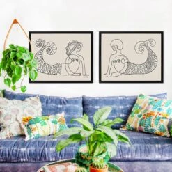 Sisters Of The Sea 1 Art Print By Justina Blakeney 7 Sisters Of The Sea 1 Art Print By Justina Blakeney -Jungalow SistersOfTheSea1 2 2752daec aa39 416c 92e9 77e2ffb879d9