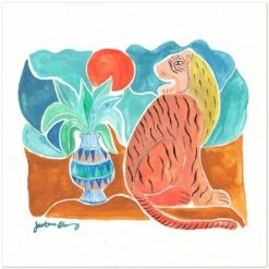 Tiger + Agave Art Print By Justina Blakeney 5 Tiger + Agave Art Print By Justina Blakeney -Jungalow Tiger Agave Shadow 876ee295 e95d 4c72 b3c0 50900ccfc5f7