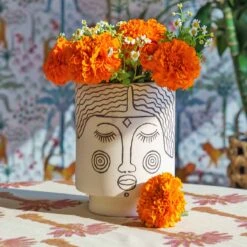 Jungalow Agatha Kaya Face Vase By Justina Blakeney™