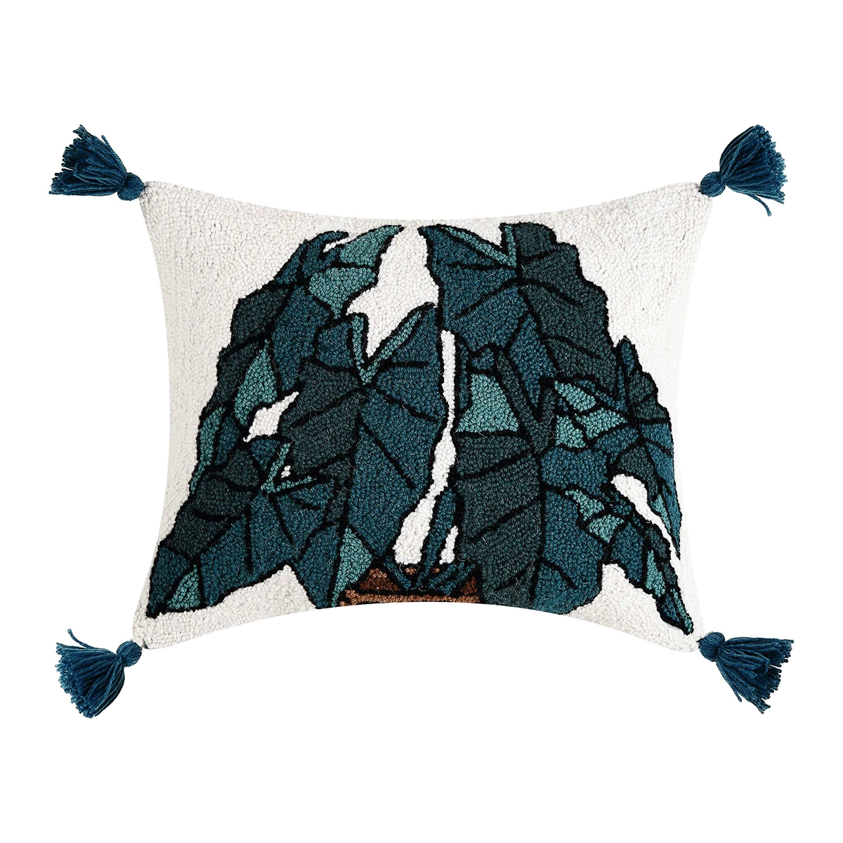Alocasia Hook Pillow By Jungalow® 1 Alocasia Hook Pillow By Jungalow®