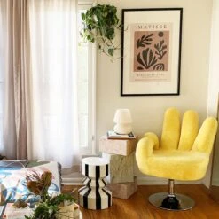 Jungalow Black Stripe Mali Zig Zag Stool By Justina Blakeney™ 5 Jungalow Black Stripe Mali Zig Zag Stool By Justina Blakeney™ -Jungalow blackstripestool