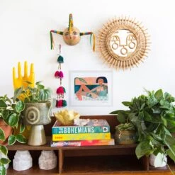 Nude Beach At Sunset Art Print By Justina Blakeney -Jungalow body 35516de3 5928 4c72 adca 9154007846be