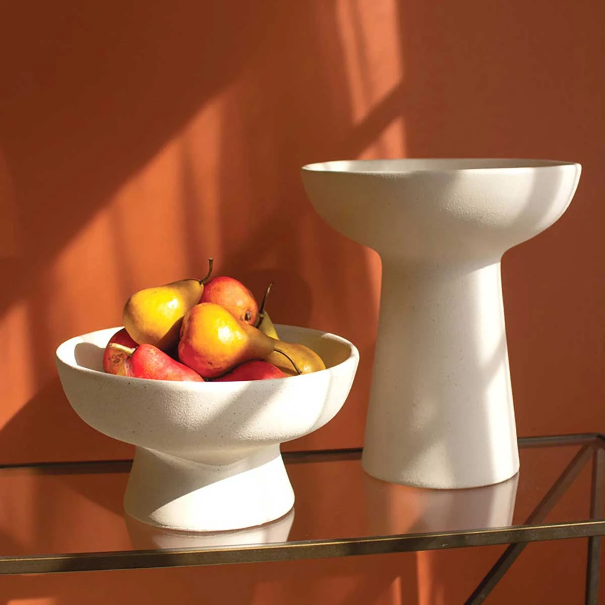 Tall Ceramic Pedestal Bowl 3 Tall Ceramic Pedestal Bowl - Image 3