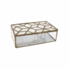 Geo Brass Mirrored Box
