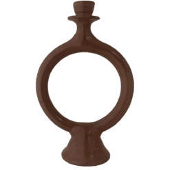 Circle Candle Holder -Jungalow circle candlehlder brown
