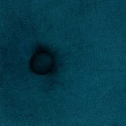 Deep Teal Velvet Round Pillow -Jungalow cv039 detail texture