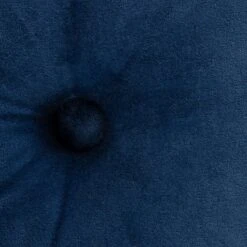 Navy Velvet Round Pillow -Jungalow cv041 detail texture