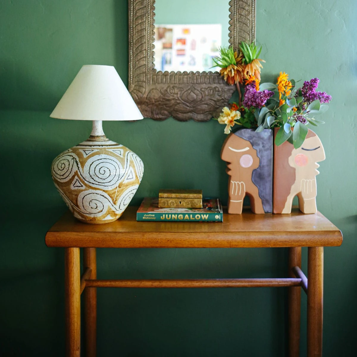 Jungalow Face Bookend Vase By Justina Blakeney™ 3 Jungalow Face Bookend Vase By Justina Blakeney™ - Image 3