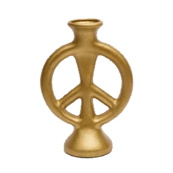 Jungalow Peace Vase By Justina Blakeney™ 24 Jungalow Peace Vase By Justina Blakeney™ -Jungalow gold
