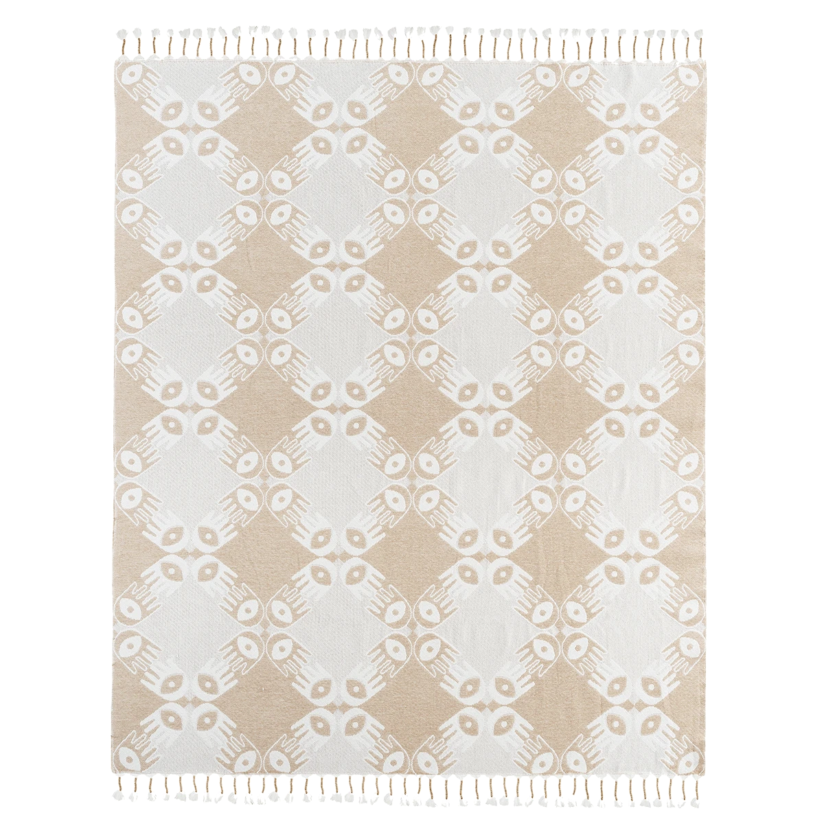 Hand In Hand Throw Blanket By Jungalow® 2 Hand In Hand Throw Blanket By Jungalow® - Image 2