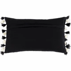 Pabla Tassel Lumbar Pillow -Jungalow jti004 detail back PhotoRoom