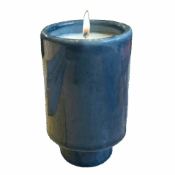 Jungalow 25 Jungalow Kaya Ceramic Candle - Blue/Sea Musk